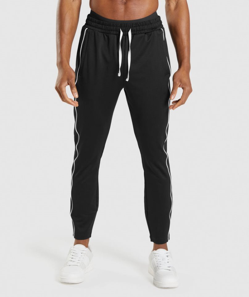 Men\'s Gymshark Recess Jogger Black | NZ 9GXIPJ